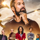 Rob McElhenney and his co-stars in the key art for Mythic Quest: Raven’s Banquet.